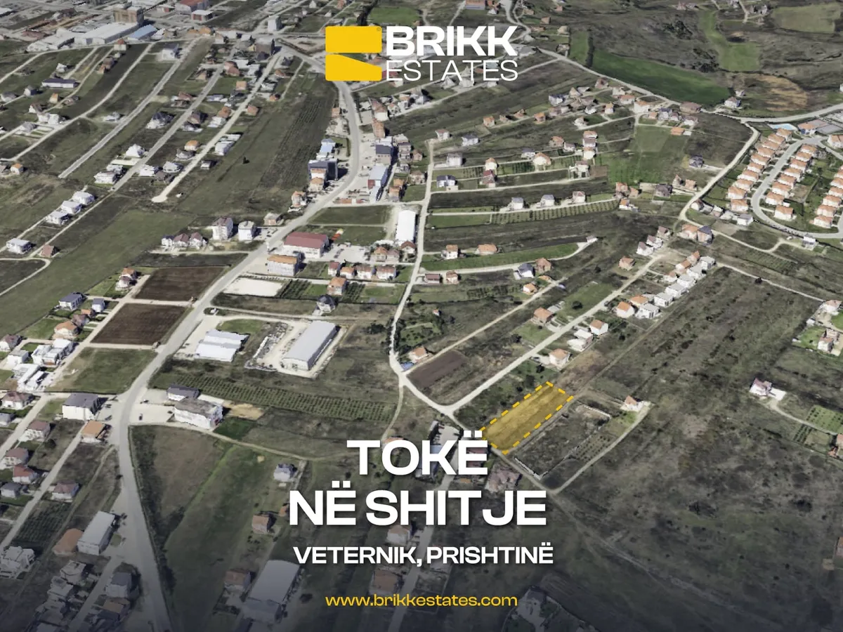 Pamje nga lart, tokë në shitje në Hajvali, Prishtinë, Ref B343 (1/2)