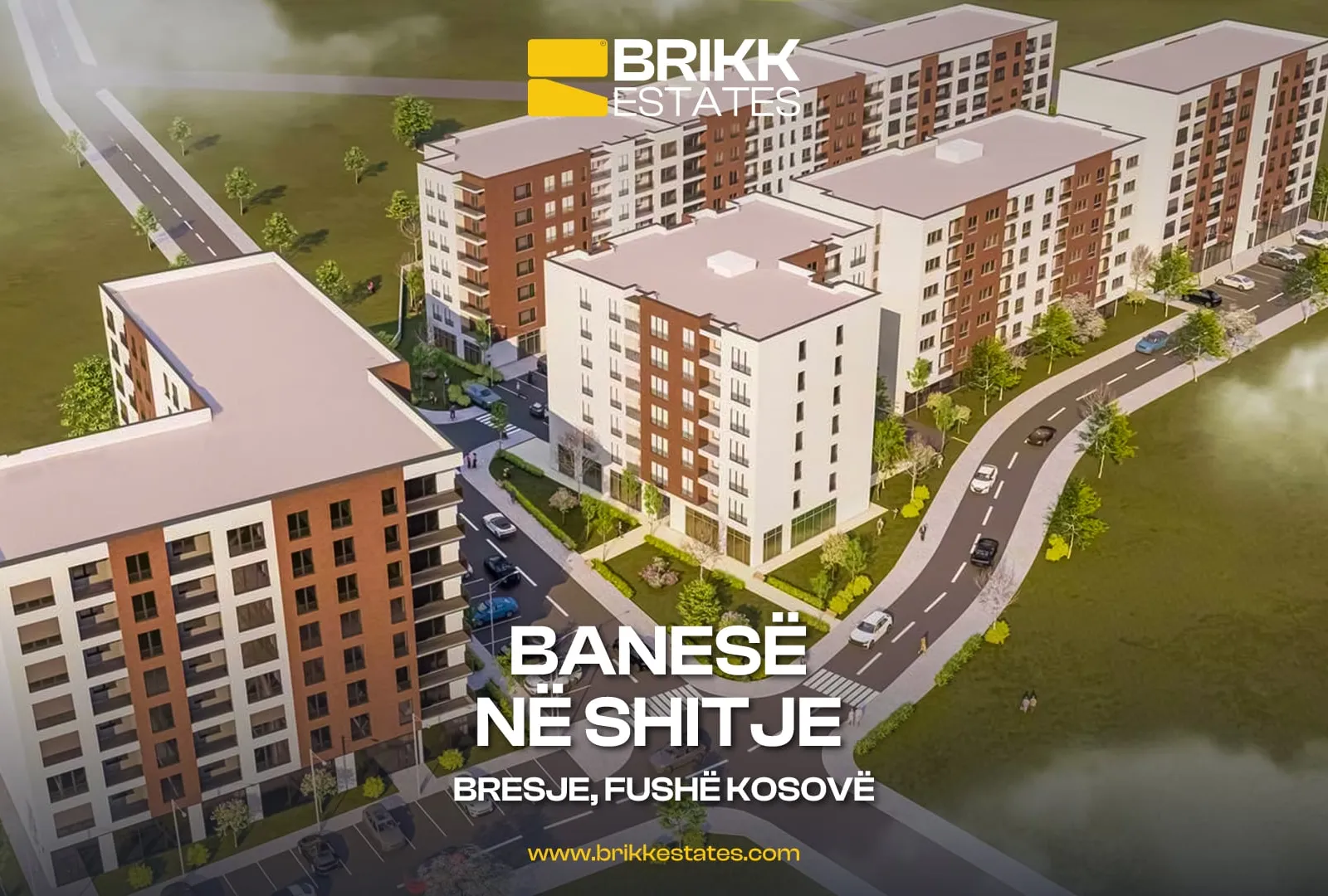 Vizualizim, banesë në shitje në Bresje, Fushë Kosovë, Ref B322 (1/1)