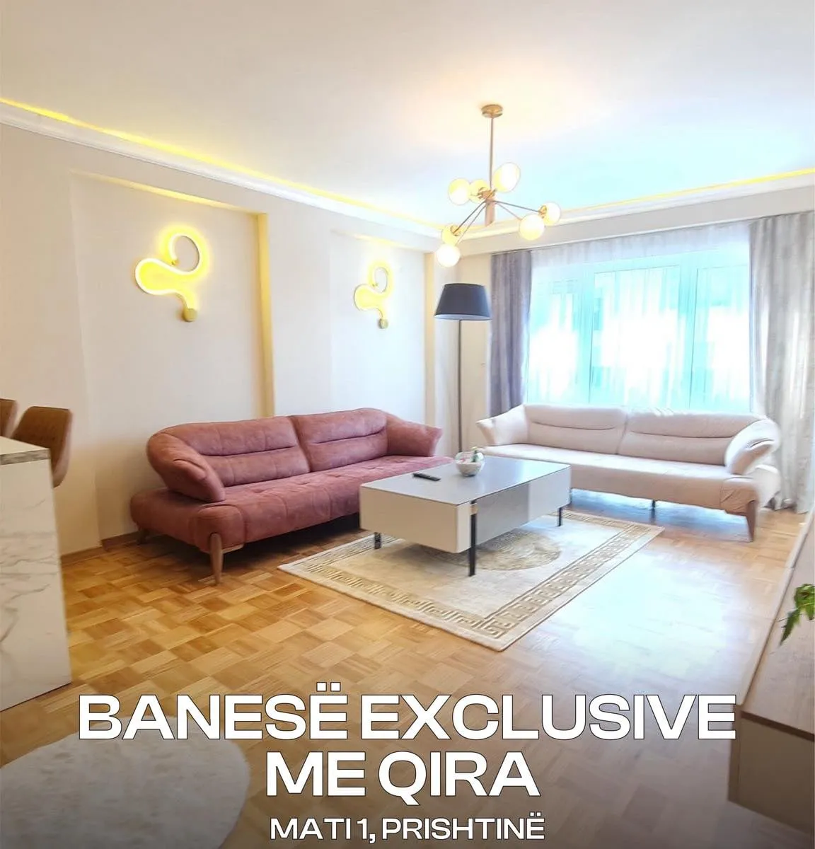 Qëndrimi ditor, banesë me qira në Mati 1, Prishtinë, Ref B303 (9/9)