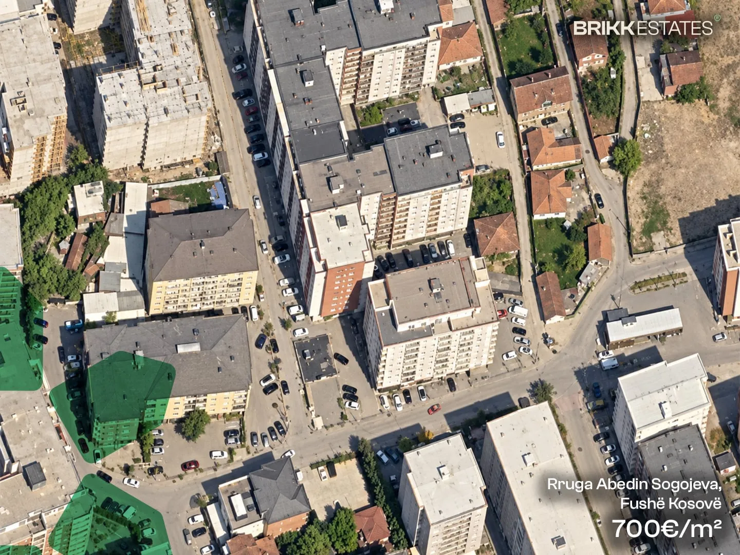 Pamje nga lart, banesë në shitje në Fushë Kosovë, Ref B391 (1/1)