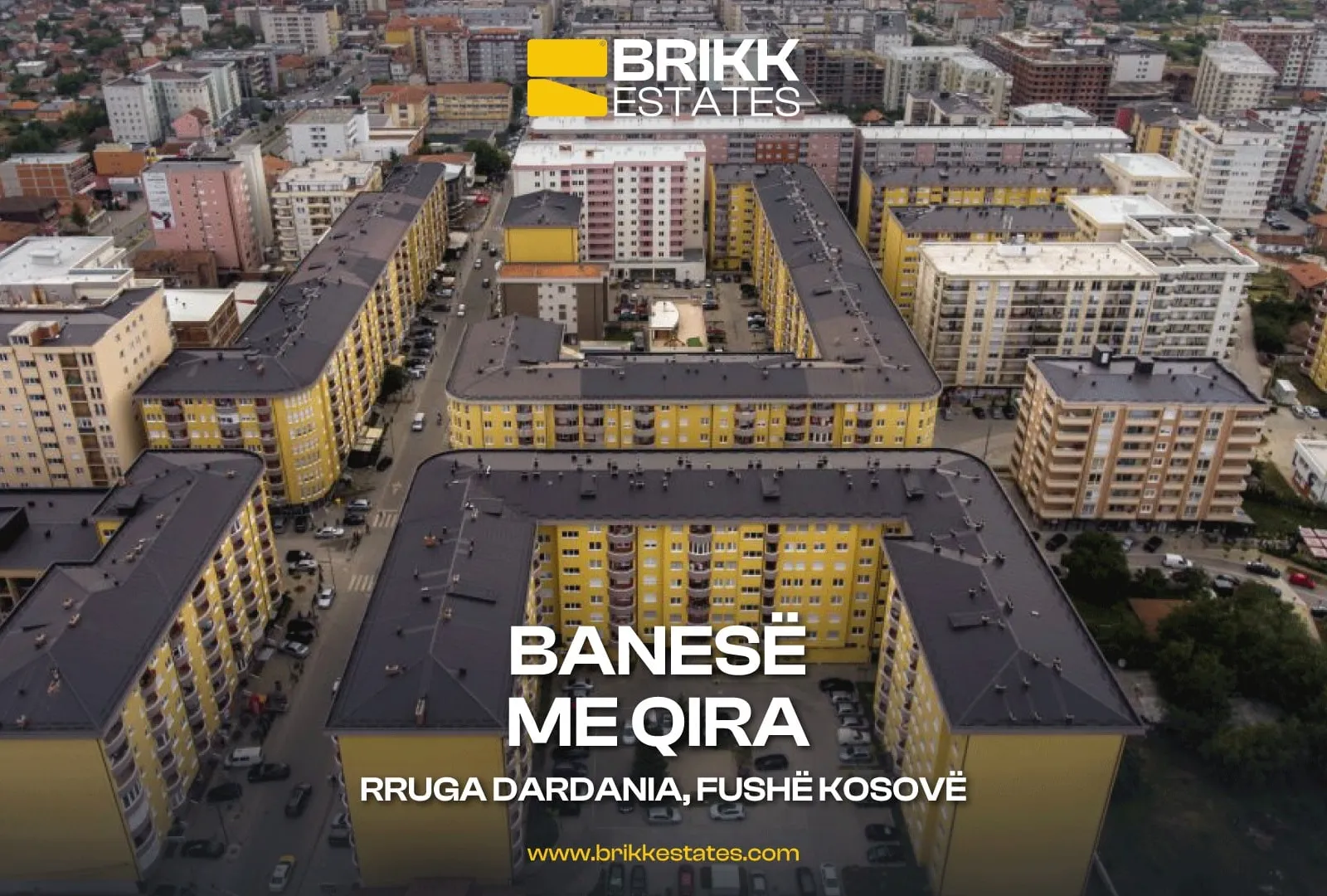 Pamje nga lart, banesë me qira në Fushë Kosovë, Ref B333 (10/10)
