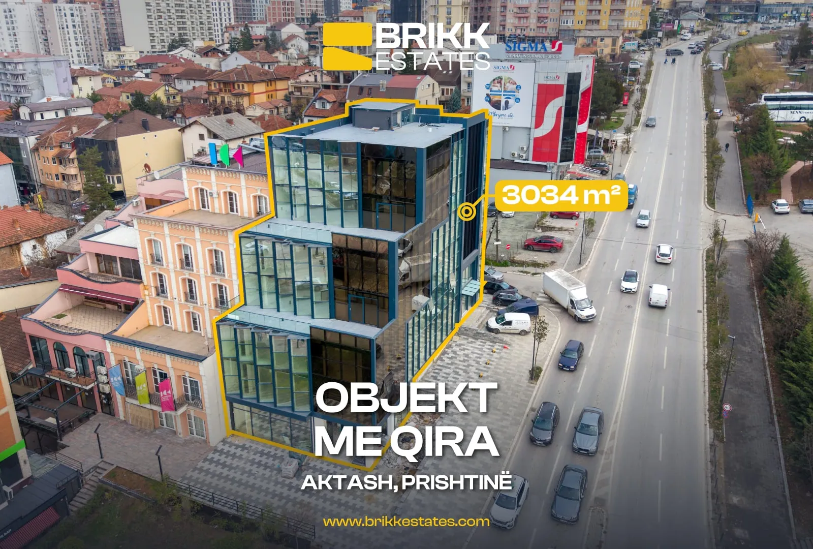 Ndërtesa, objekt afarist me qira në Aktash, Prishtinë, Ref B345 (4/4)