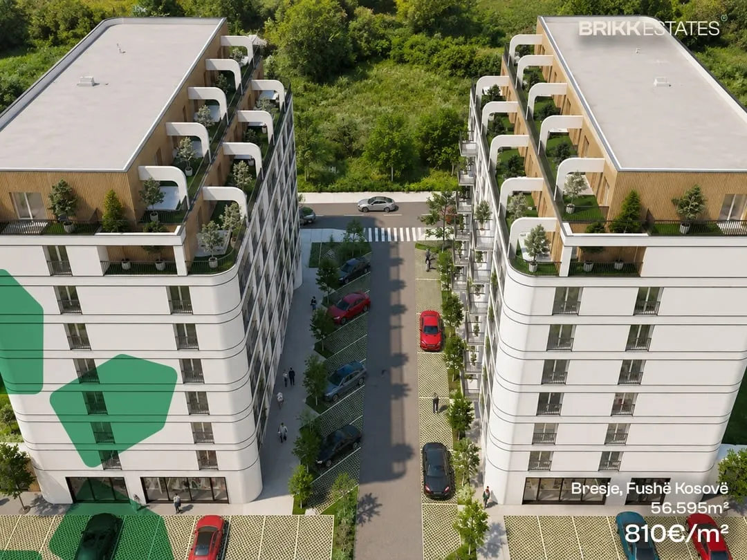 Vizualizim, banesë në shitje në Bresje, Fushë Kosovë, Ref B387 (1/2)