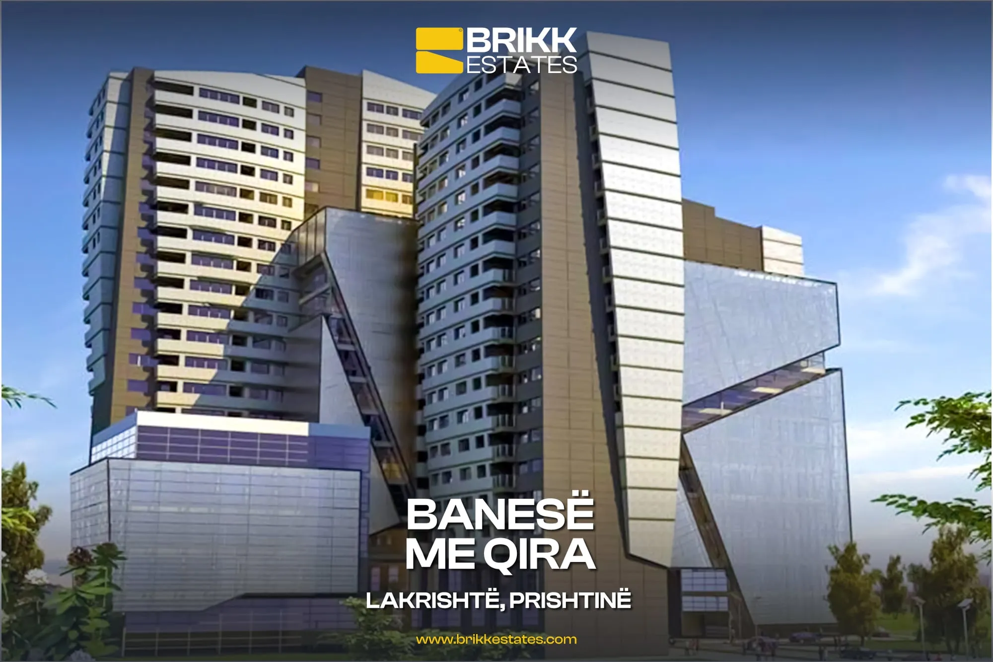 Vizualizim, banesë me qira në Lakrishte, Prishtinë, Ref B313 (10/11)
