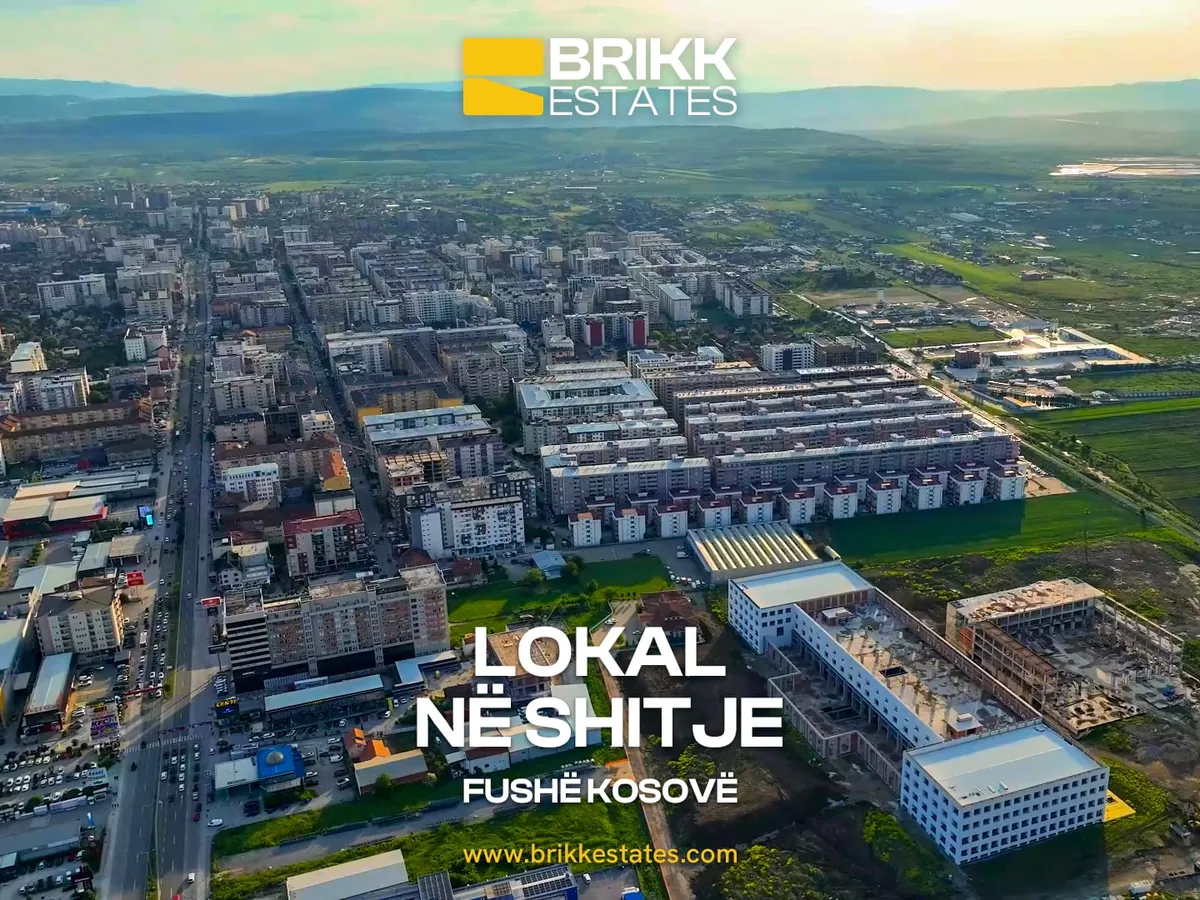 Pamje nga lart, lokal në shitje në Fushë Kosovë, Ref B355 (1/1)