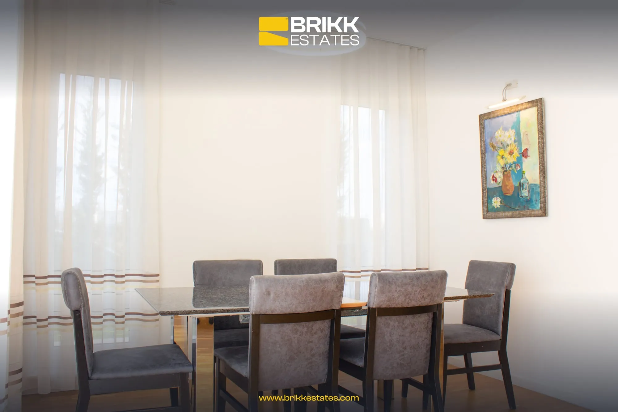 Tryezaria, shtëpi me qira në Marigona Residence, Prishtinë, Ref B314 (3/10)