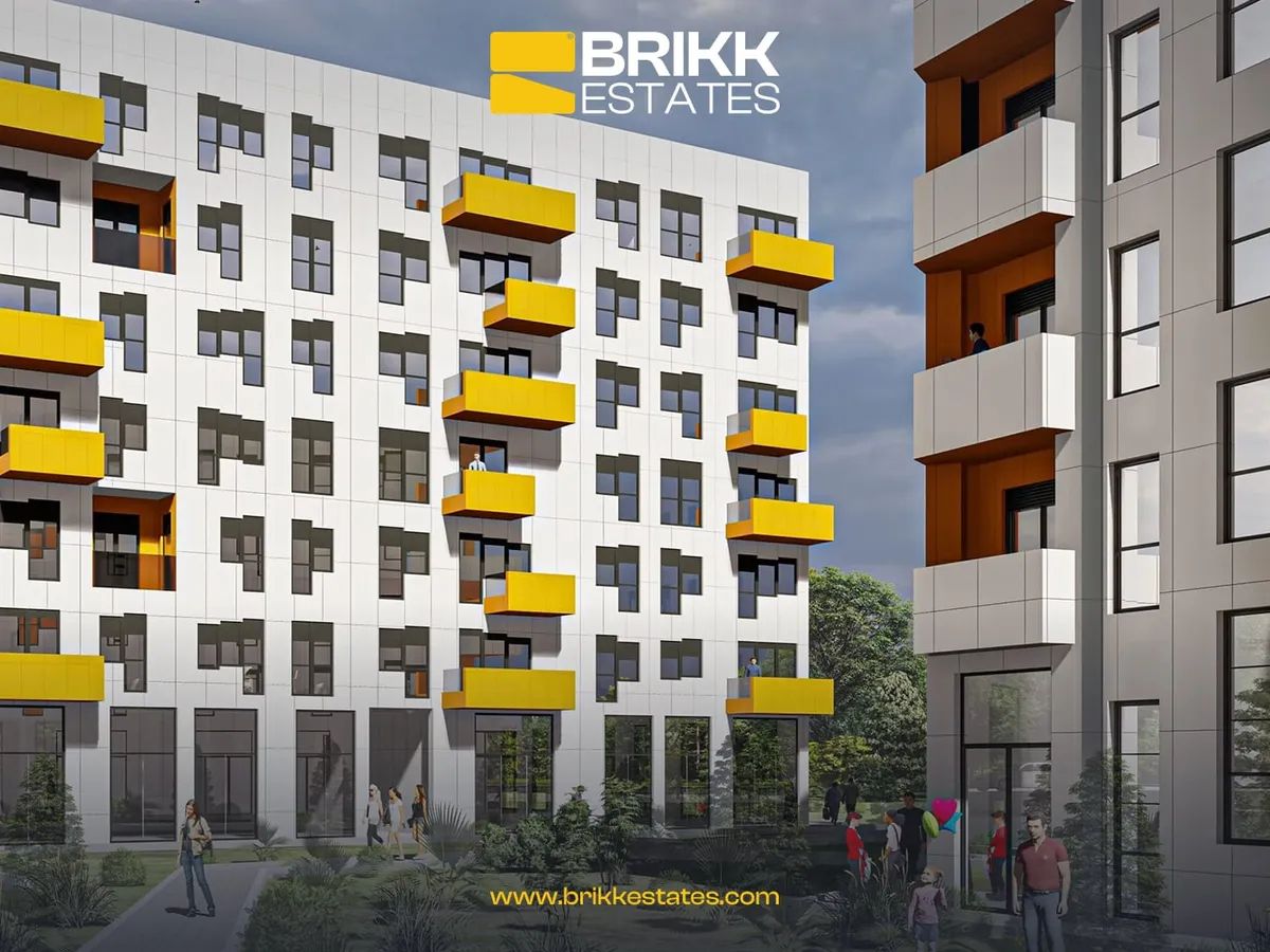 Vizualizim, duplex në shitje në Mati 1, Prishtinë, Ref B337 (1/5)