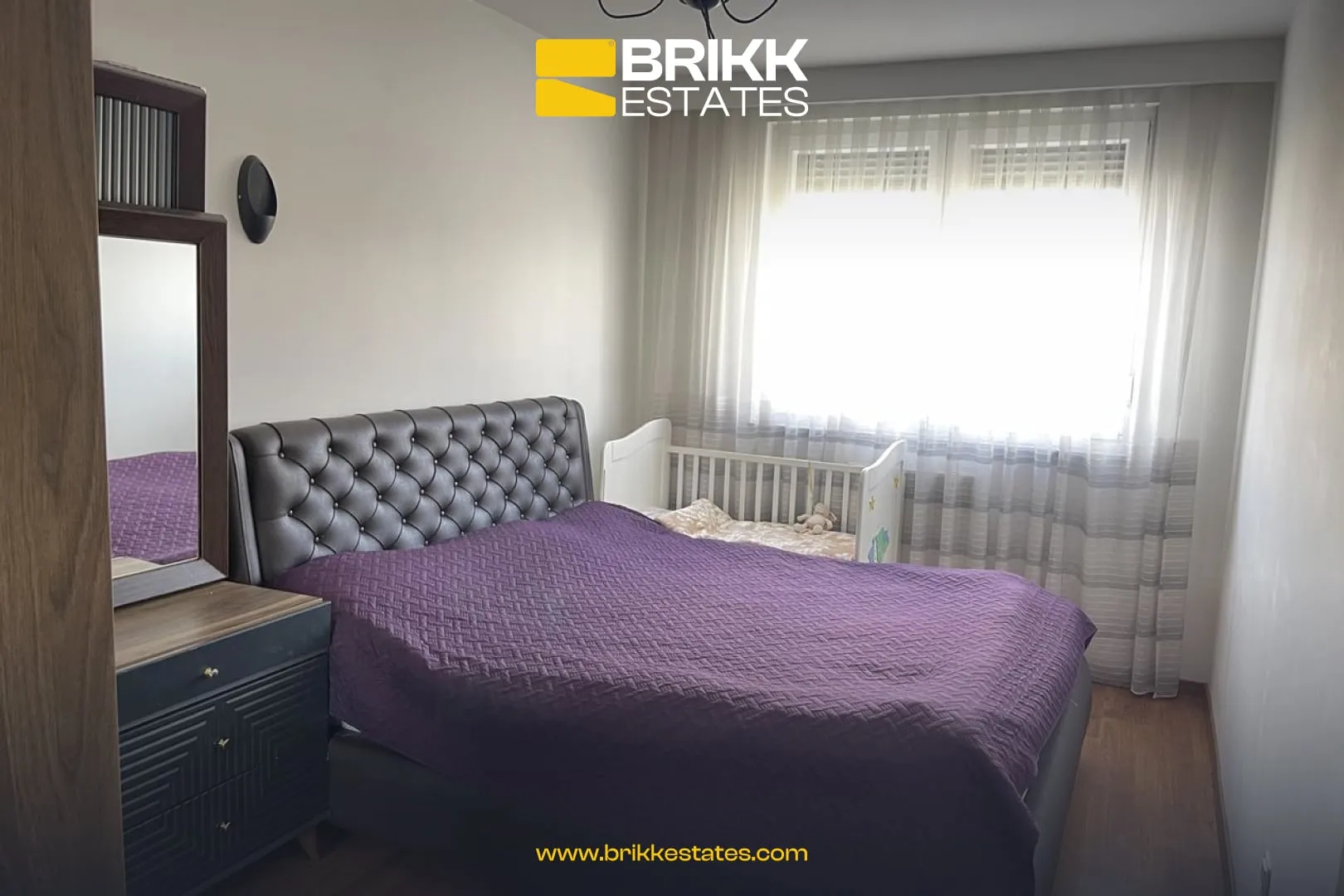 Bedroom, apartment for rent in Bregu i Diellit, Prishtina, Ref B318 (4/9)
