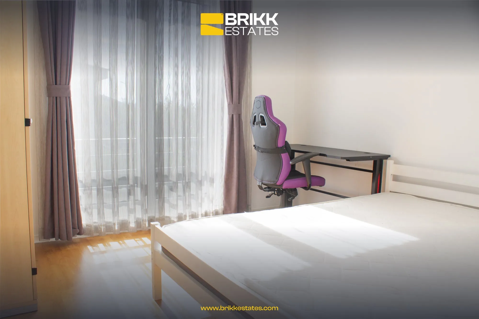 Dhoma e gjumit, shtëpi me qira në Marigona Residence, Prishtinë, Ref B314 (5/10)