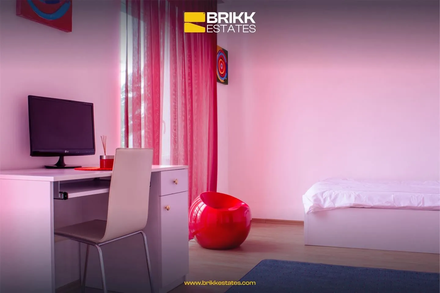 Dhoma e gjumit, shtëpi me qira në Marigona Residence, Prishtinë, Ref B310 (6/10)