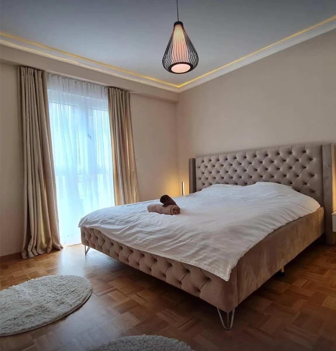 Dhoma e gjumit, banesë me qira në Mati 1, Prishtinë, Ref B303 (6/9)