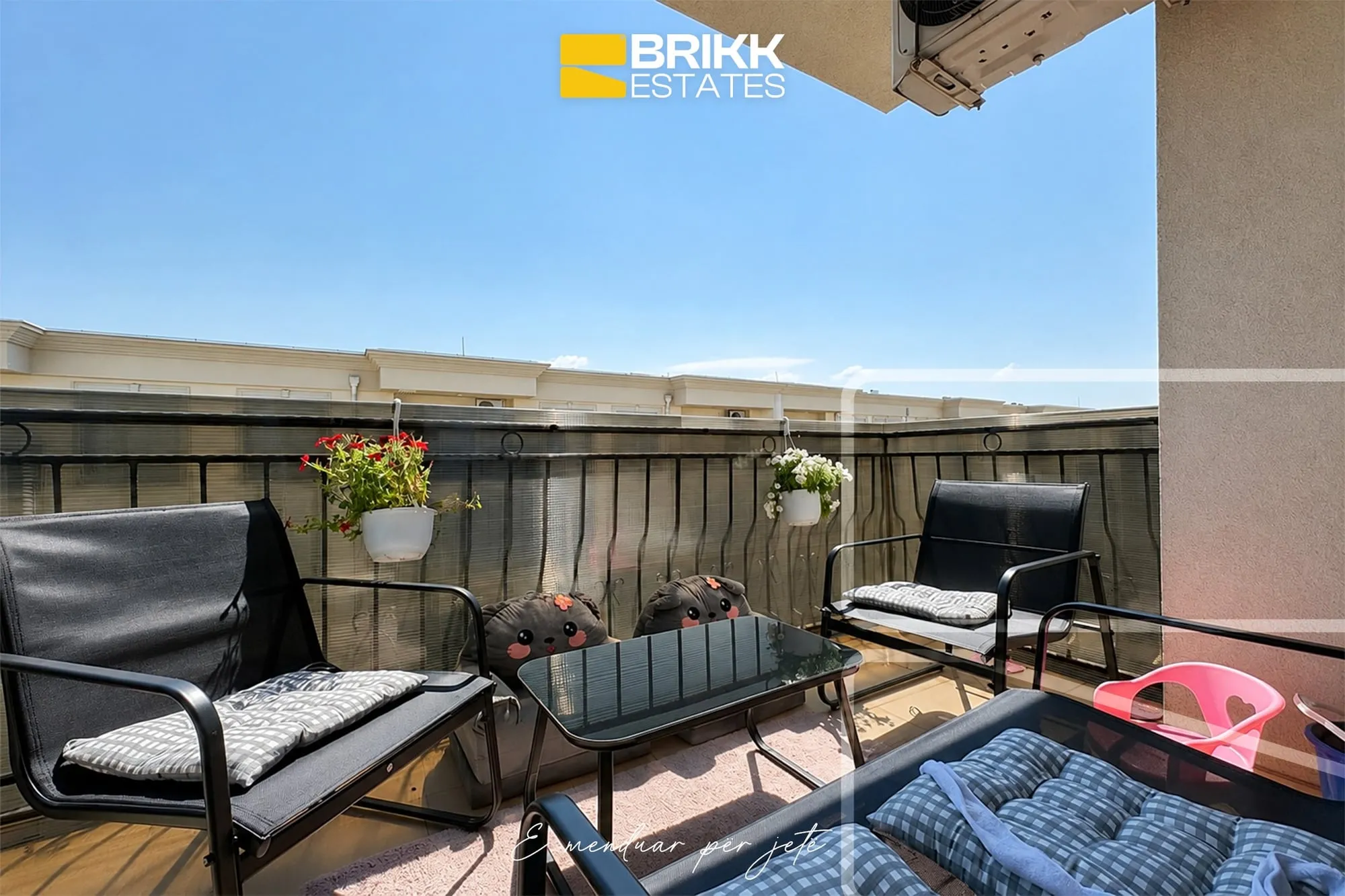 Balcony, apartment for sale in Fushë Kosovë, Ref B376 (7/9)